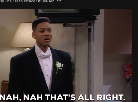 Will Smith in &quot;Fresh Prince of Bel-Air&quot; saying &quot;bye&quot;