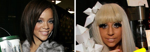 Lady Gaga and Rihanna
