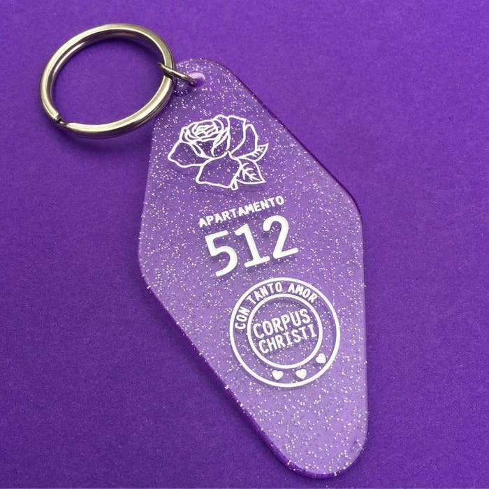 The Apartamento 512 motel keychain
