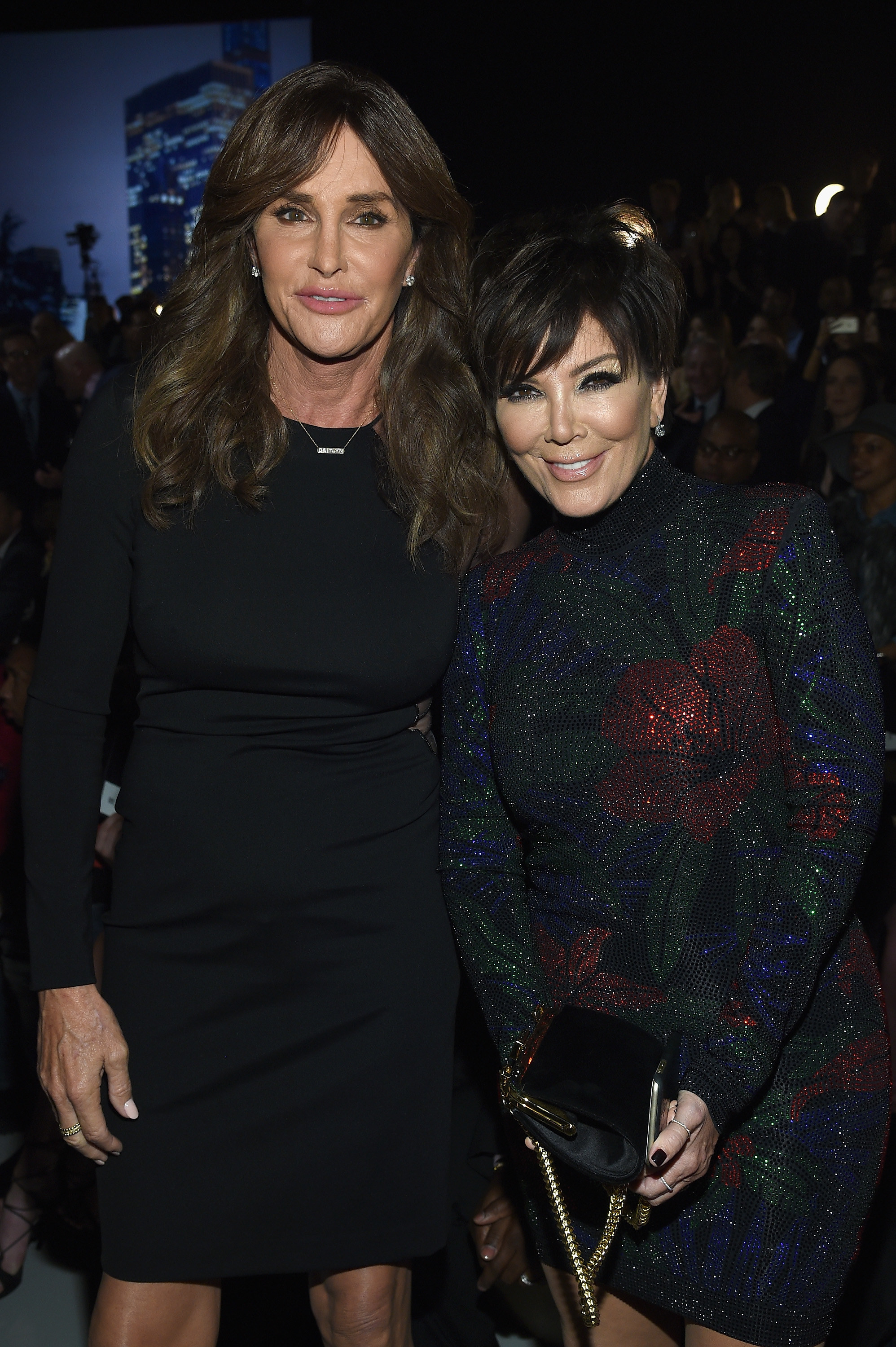 Caitlyn and Kris Jenner at the Victoria&#x27;s Secret Fashion Show in 2015