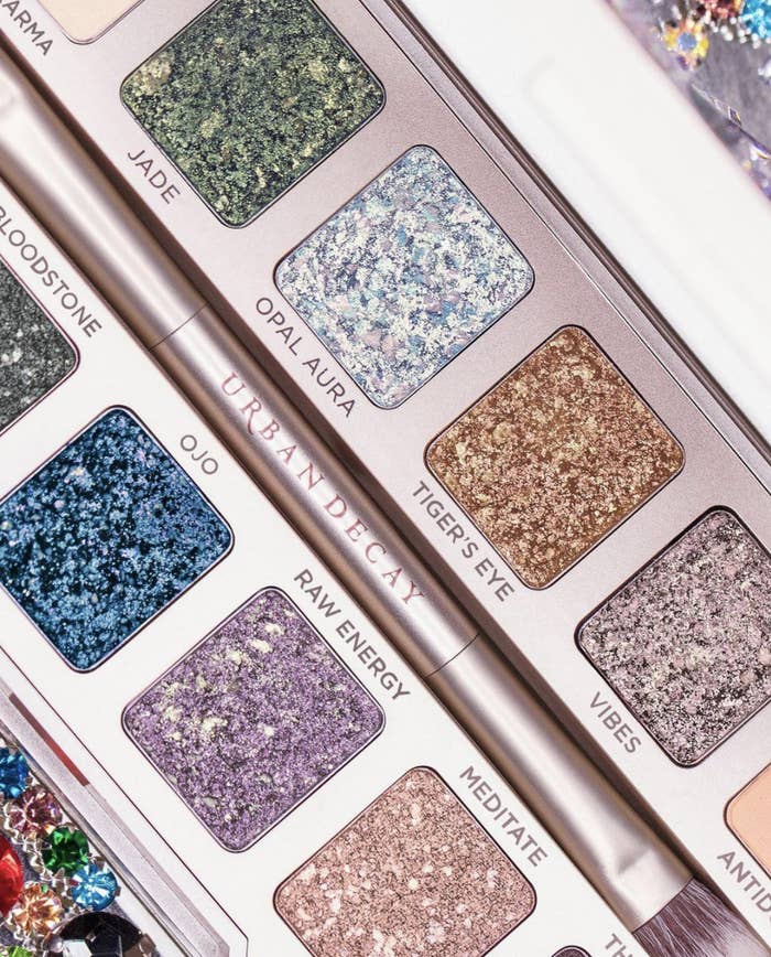 a close up of the palette