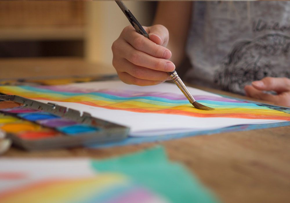 Kid painting
