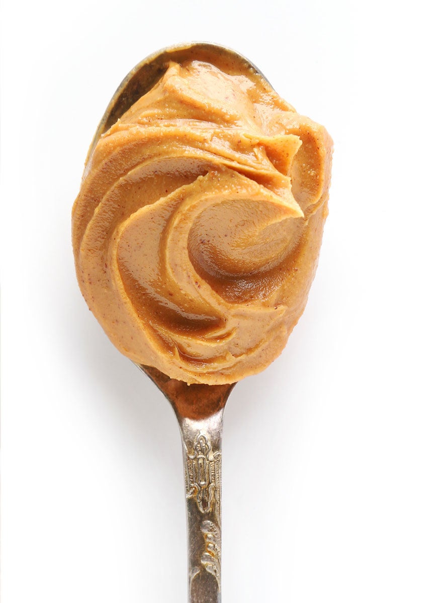 A spoonful of peanut butter.