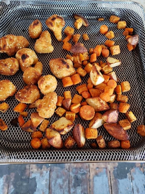 Reviewer&#x27;s picture of their air fried food