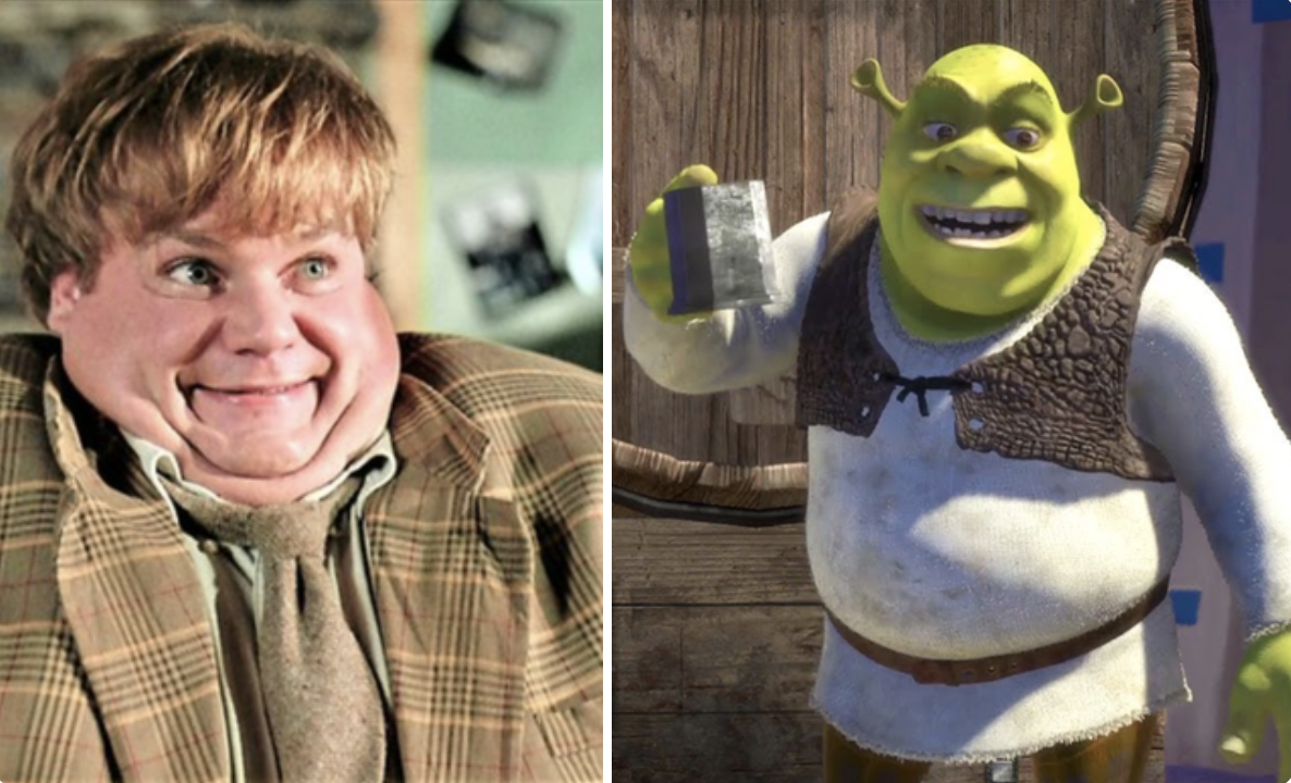 Chris Farley, the artist who dubbed Shrek's voice