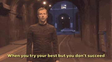 Chris Martin in the &quot;Fix You&quot; music video