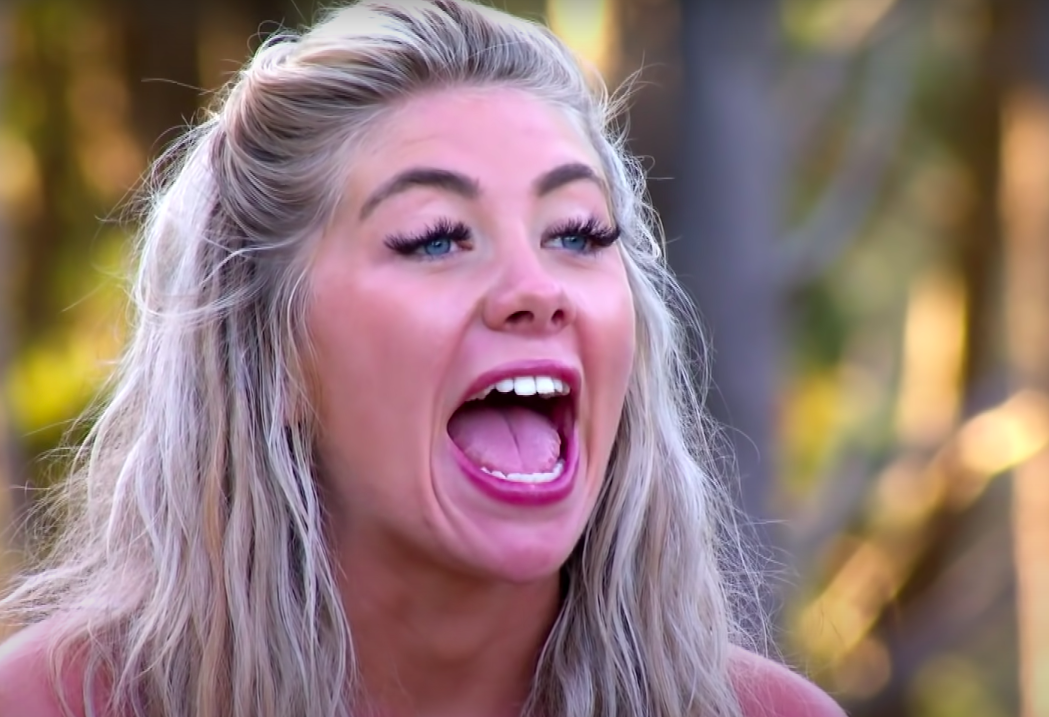 Paige from &quot;Love Island UK&quot; laughing