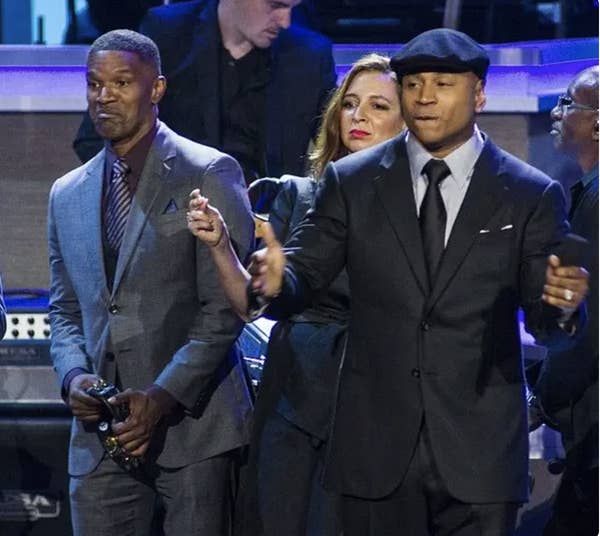 LL Cool J And Jamie Foxx Getting Along Together