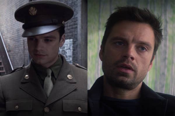 Bucky looks relatively young for someone who's over 100 years old