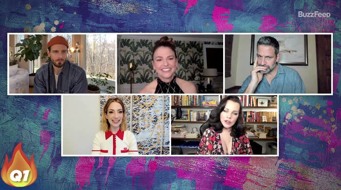 The cast of Younger answering burning questions 