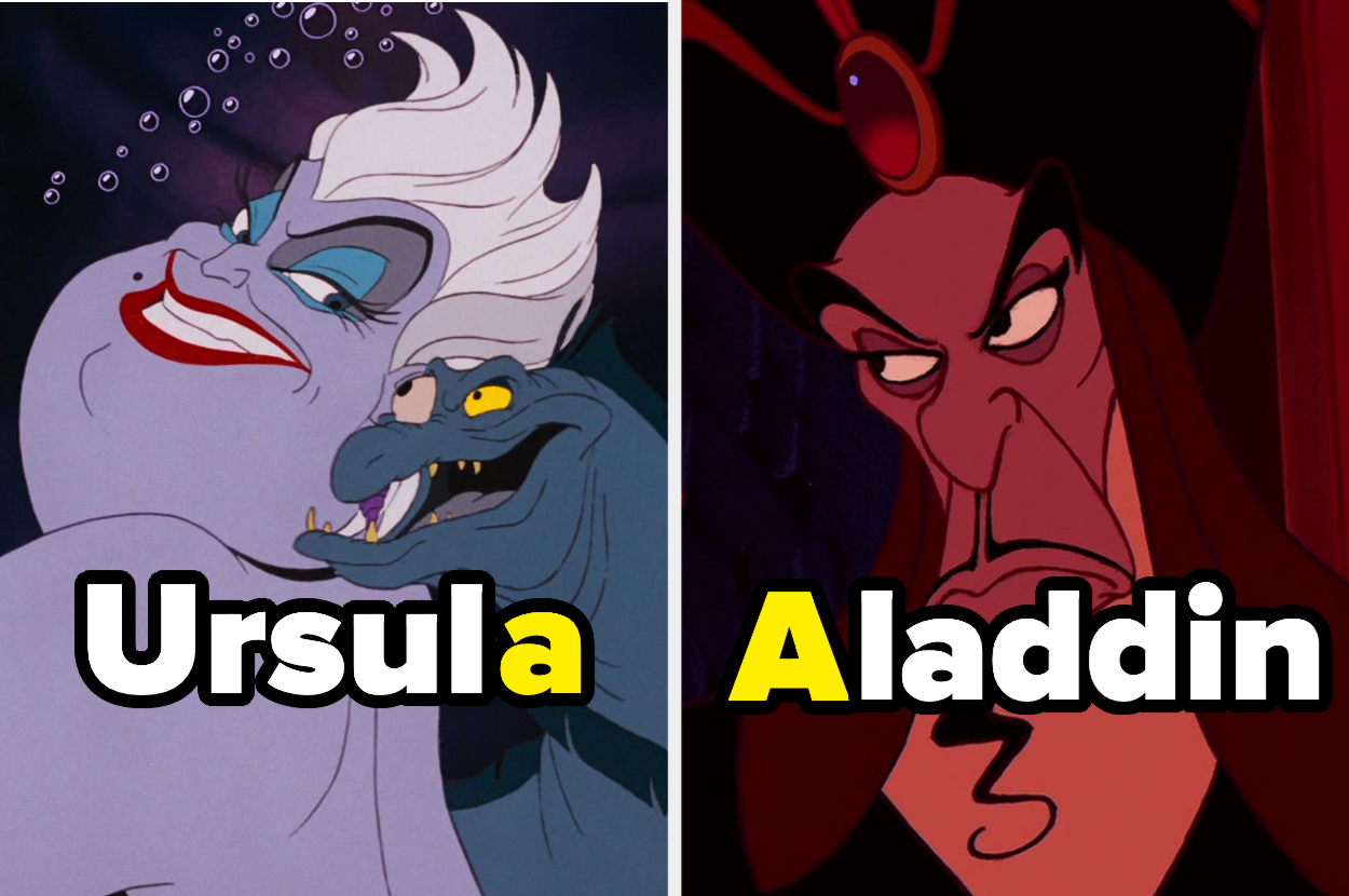 Disney Villain First Last Letter Trivia Quiz