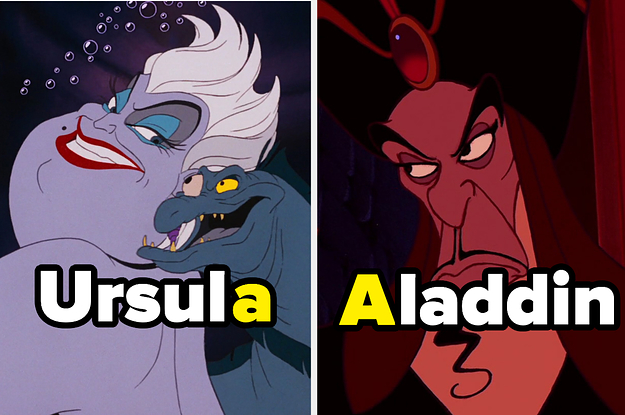 Images of Ursula and Jafar with the caption highlighting the final