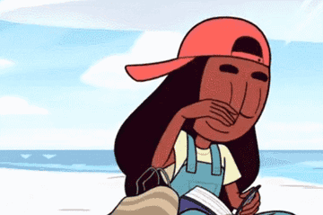 Connie from Stephen Universe flips her hair