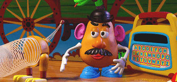 Mr. Potatohead in Toy Story