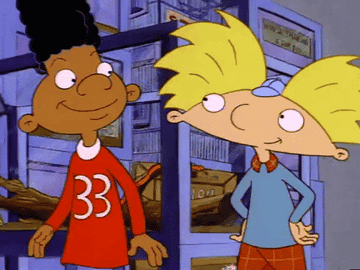 Arnold and Gerald in Hey Arnold