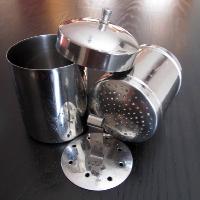 A South Indian filter coffee maker 