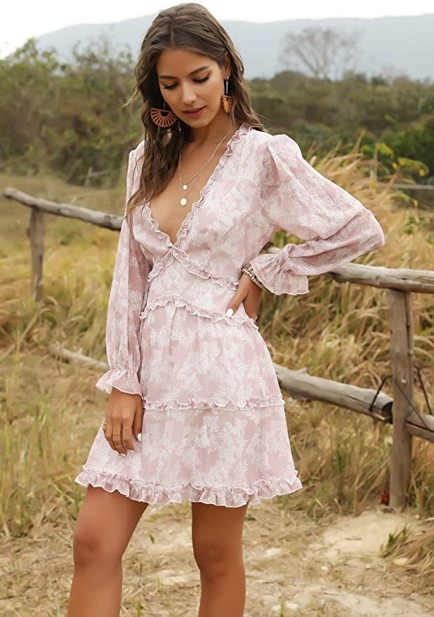 Floral Print Amazon Uk Boho Dresses Boho Summer Dresses 2025