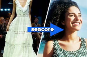 a simple, beach gown means seacore