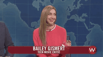 Teen movie critic on SNL saying &quot;what&#x27;s up&quot;