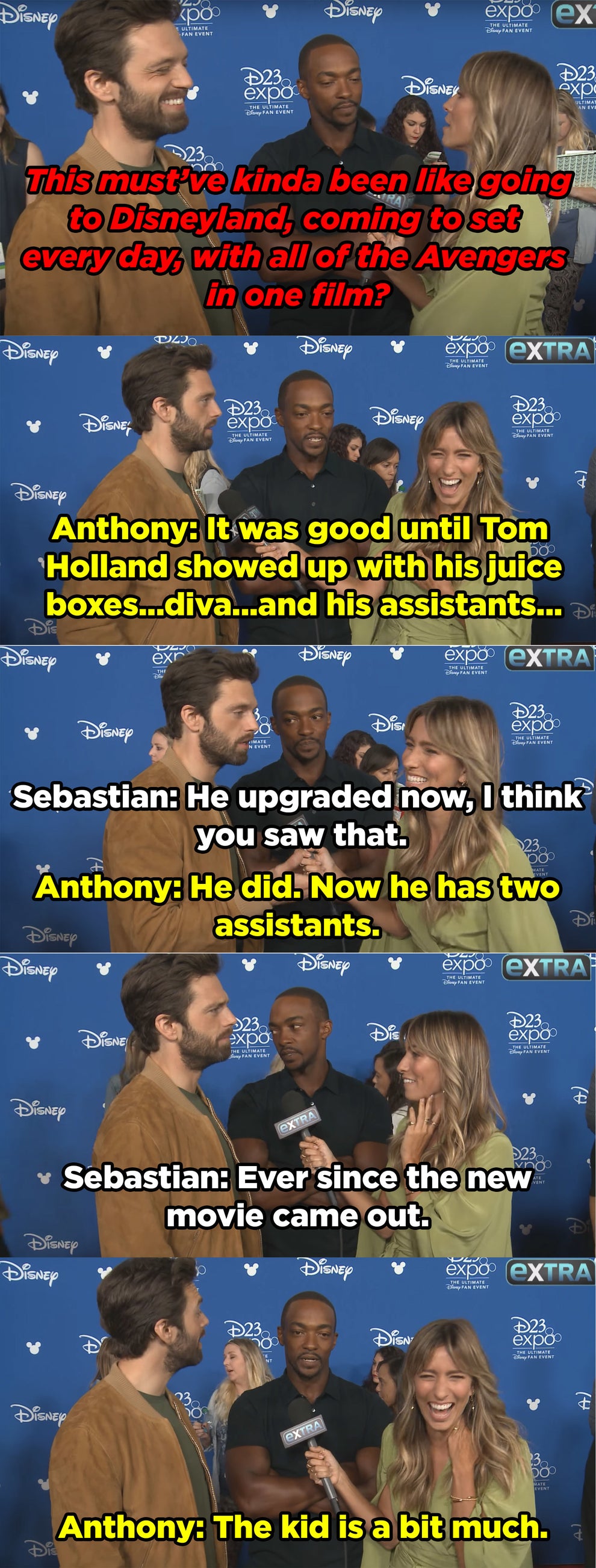 Best Anthony Mackie And Sebastian Stan Moments