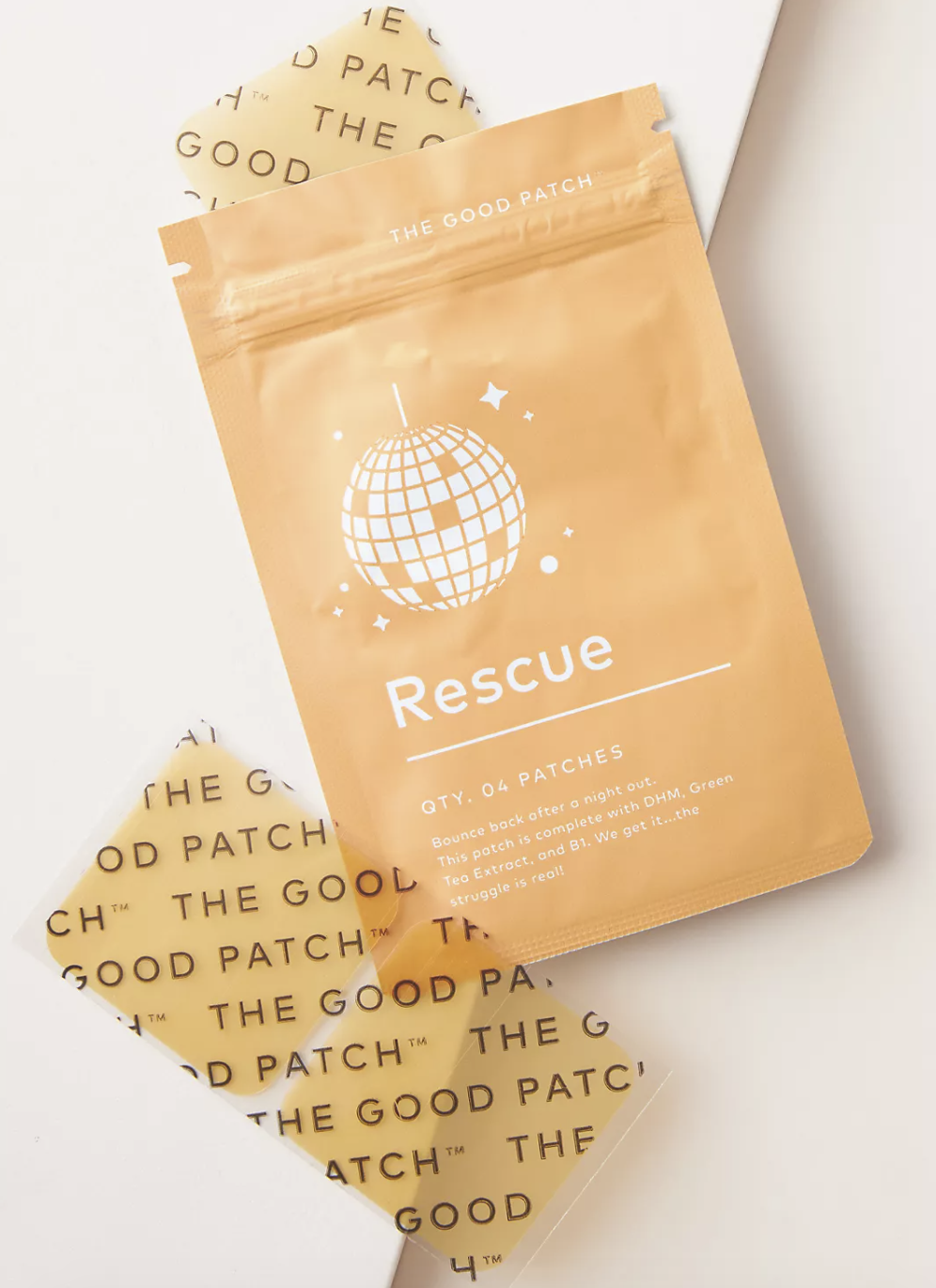 Gold + White Rescue Hangover PatchesThe Good Patch