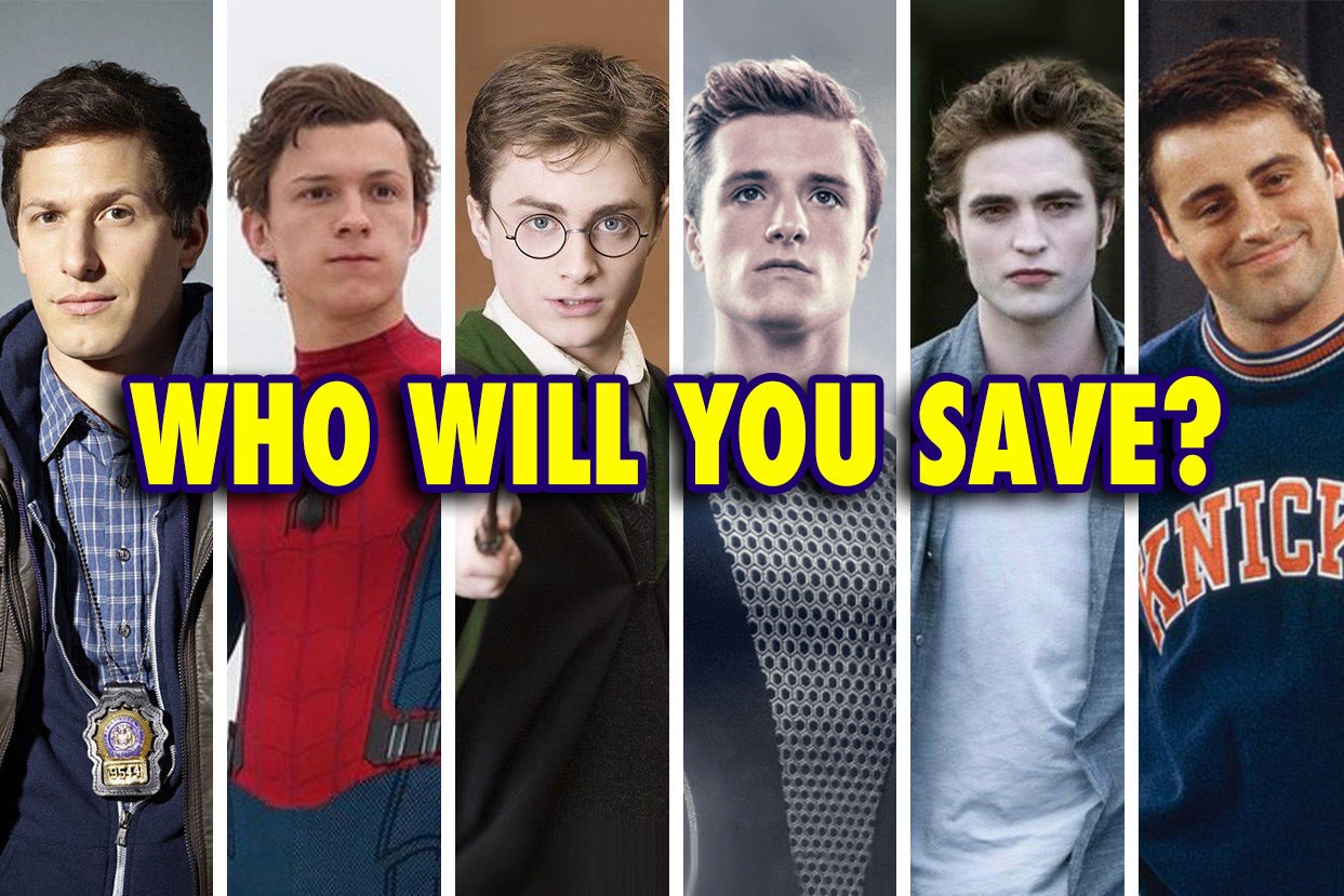 a variety of characters from TV shows and movie but you can only save one of them