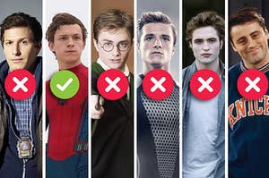 a variety of characters but out of all of them, you save Tom Holland's Spider-Man