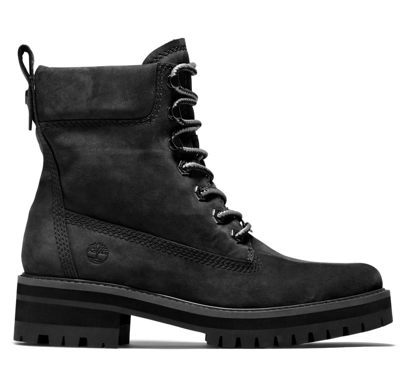 The pair of Timberland boots in black