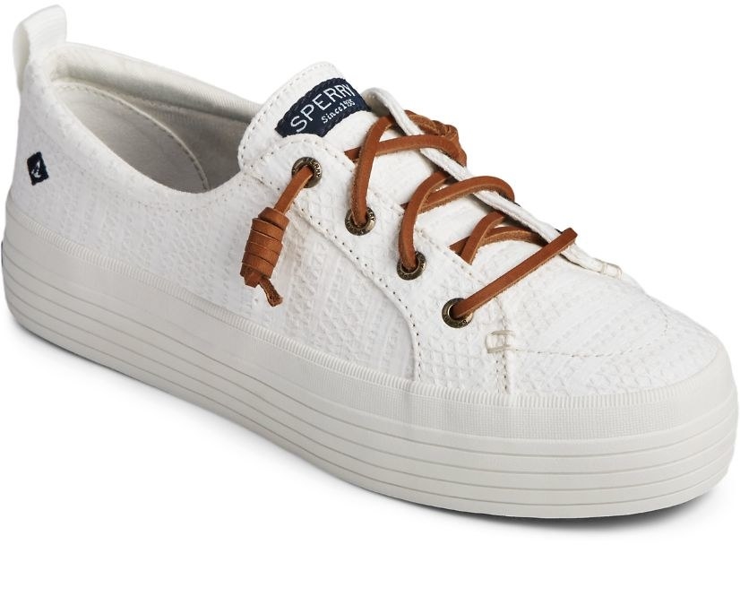 Sperry platform shoes.