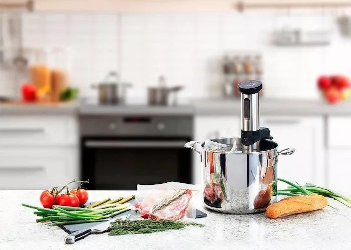 The sous vide cooker