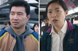 Simu Liu and Awkwafina in 