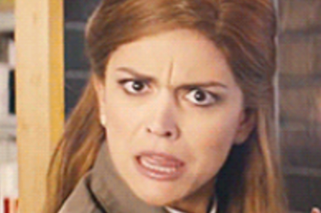 woman looking concerned in snl skit