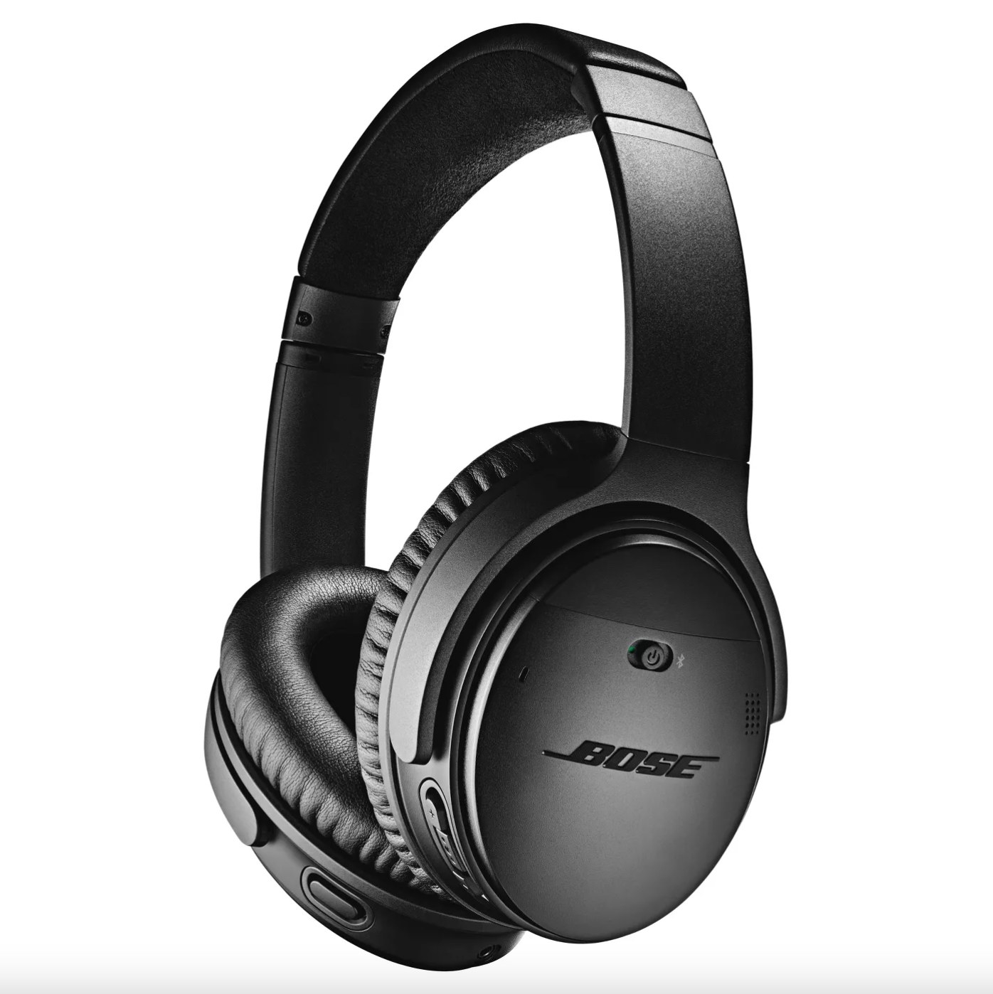 The Bose QuietComfort bluetooth headphones in black