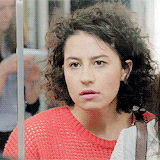 Ilana from Broad City making a grossed out face