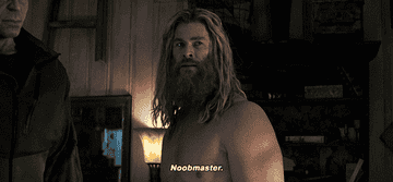 Thor saying &quot;Noobmaster&quot;
