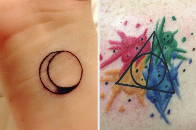 A little sun/moon combo tattoo and a