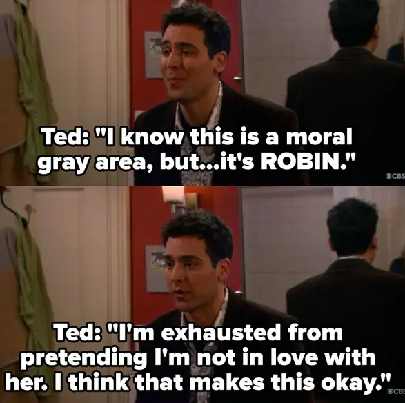 Ted justifies cheating on Victoria because Robin is &quot;the one&quot;