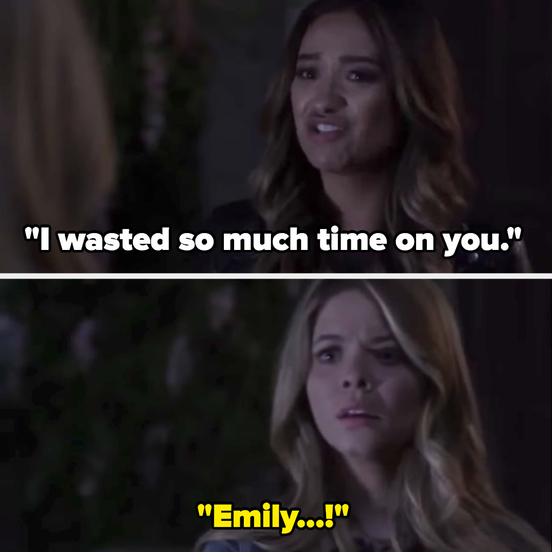 Emily tells Alison she wasted so much time on her