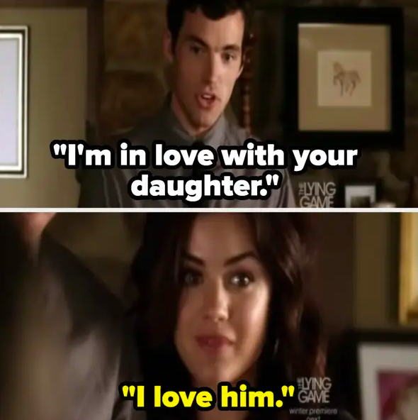 Aria and Ezra tell her parents they&#x27;re dating