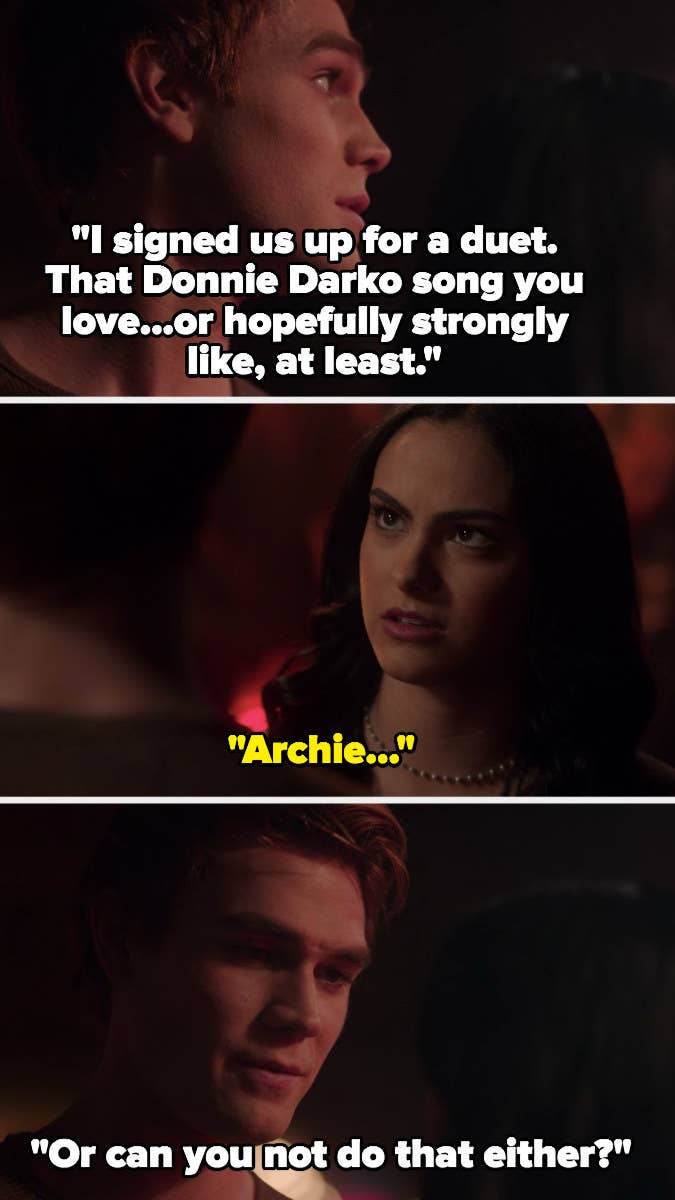 Archie guilts Veronica for not saying "I love you back"