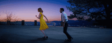 Emma Stone and Ryan Gosling dancing in &quot;La La Land&quot;