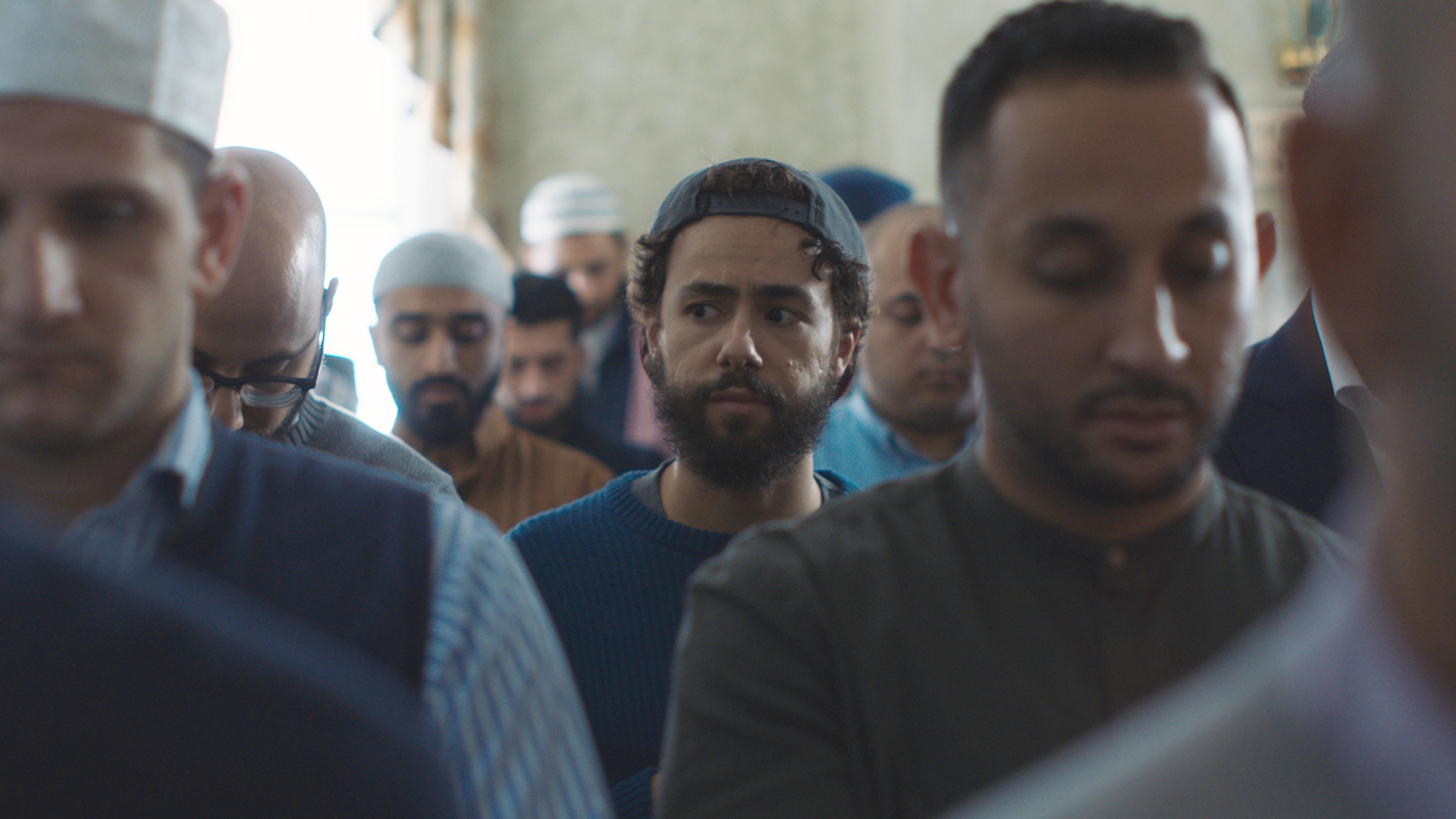 Ramy Youssef (center) in the pilot