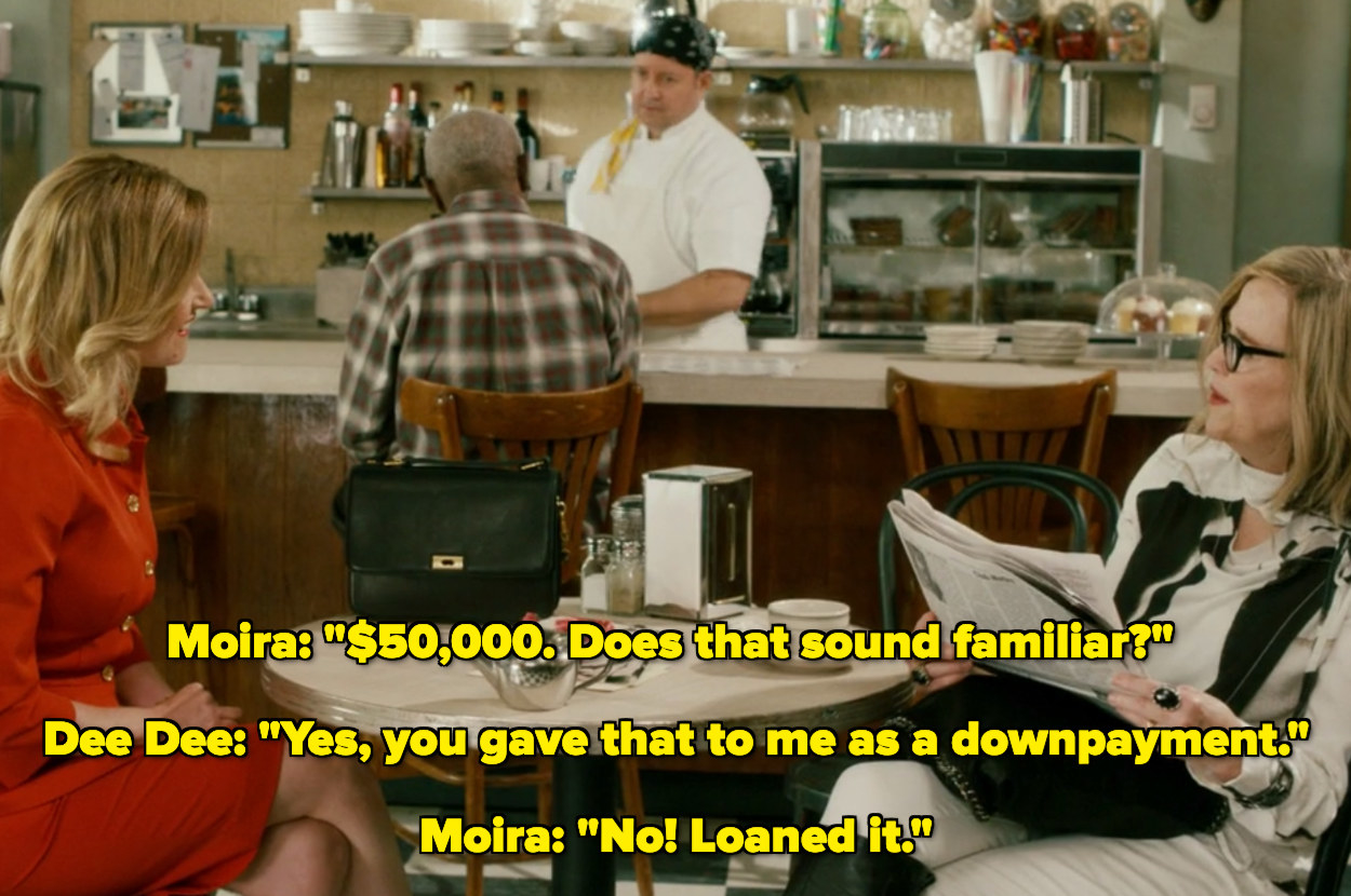 Moira telling her sister she didn&#x27;t gift her the money, she loaned it to her