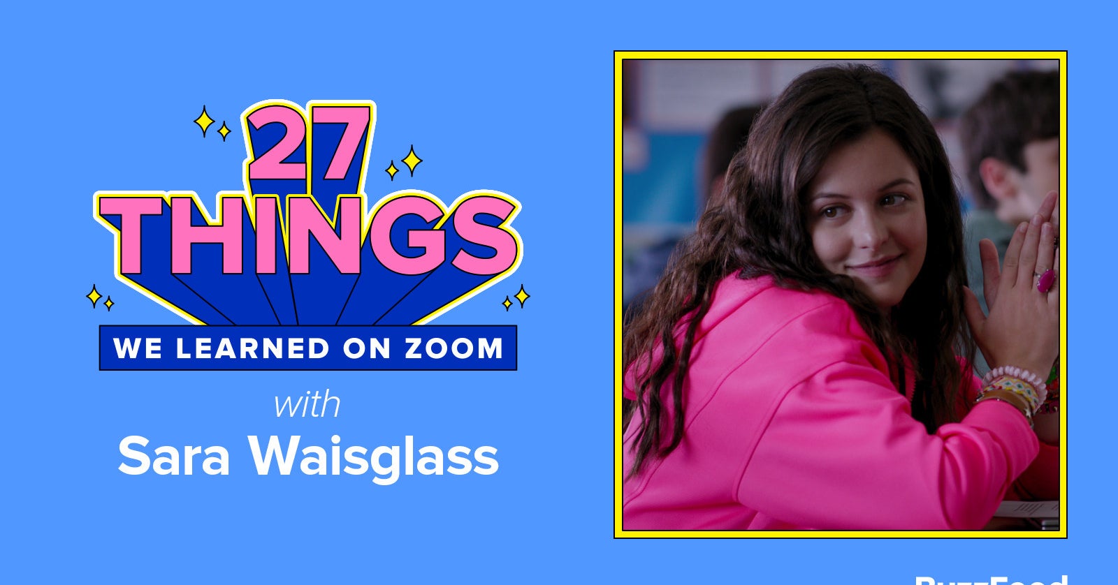 Ginny Georgia's Sara Waisglass Zoom Interview