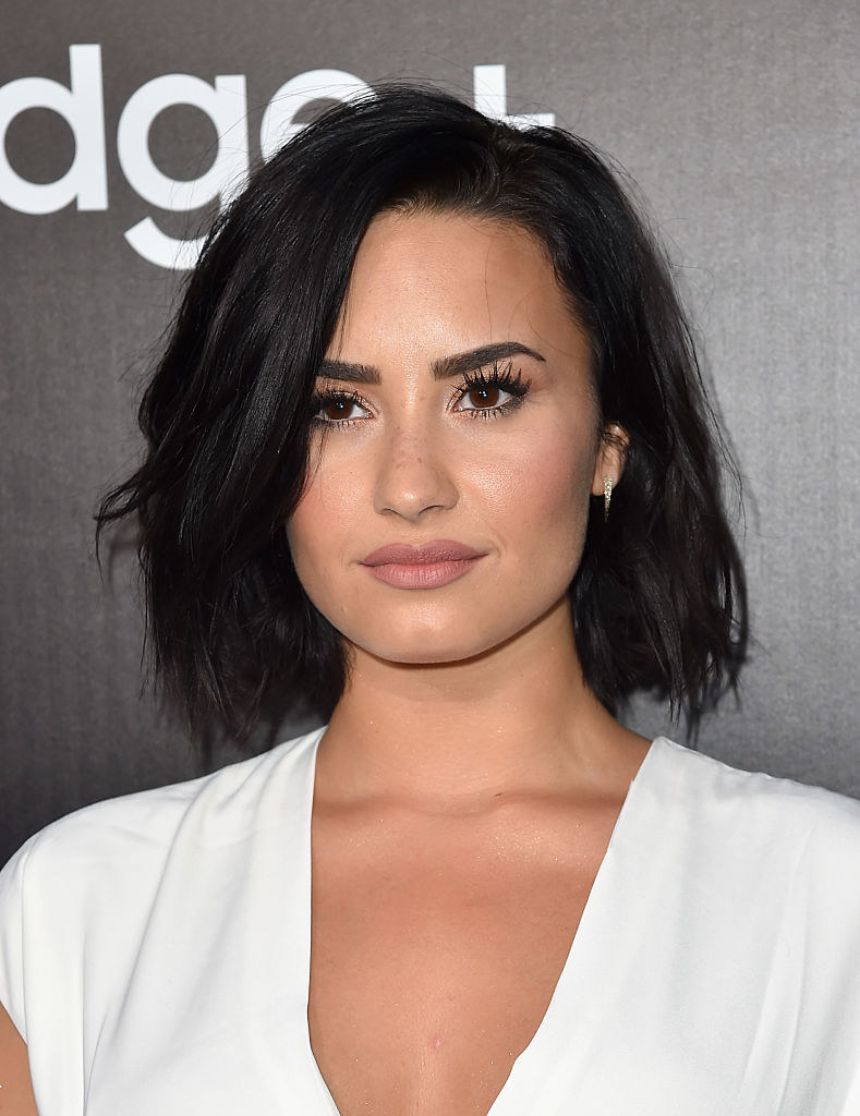 Demi Lovato attends the Samsung Galaxy S6 Edge Plus and Note 5 Launch party