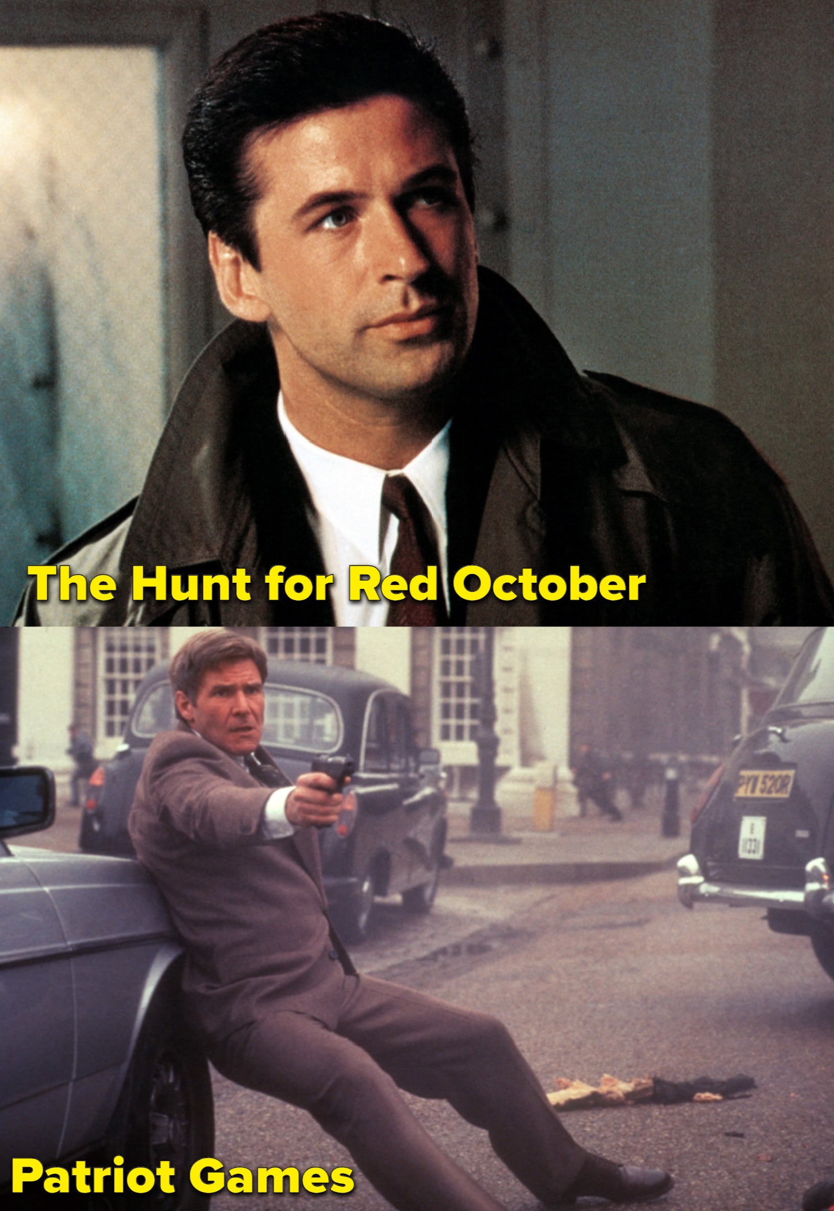 Baldwin and Ford as Jack Ryan, respectively