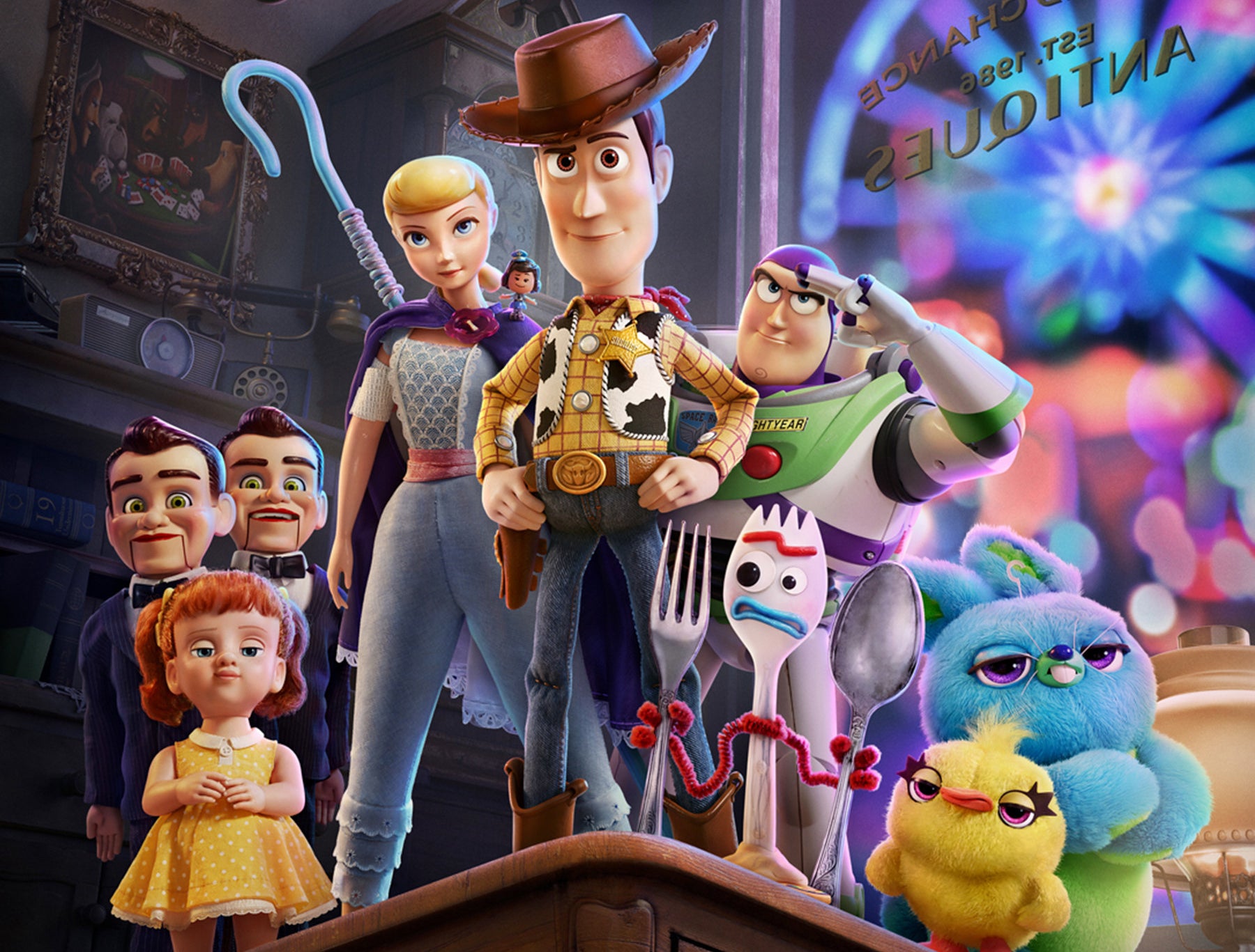 Publicity photo of Toy Story 4 cast