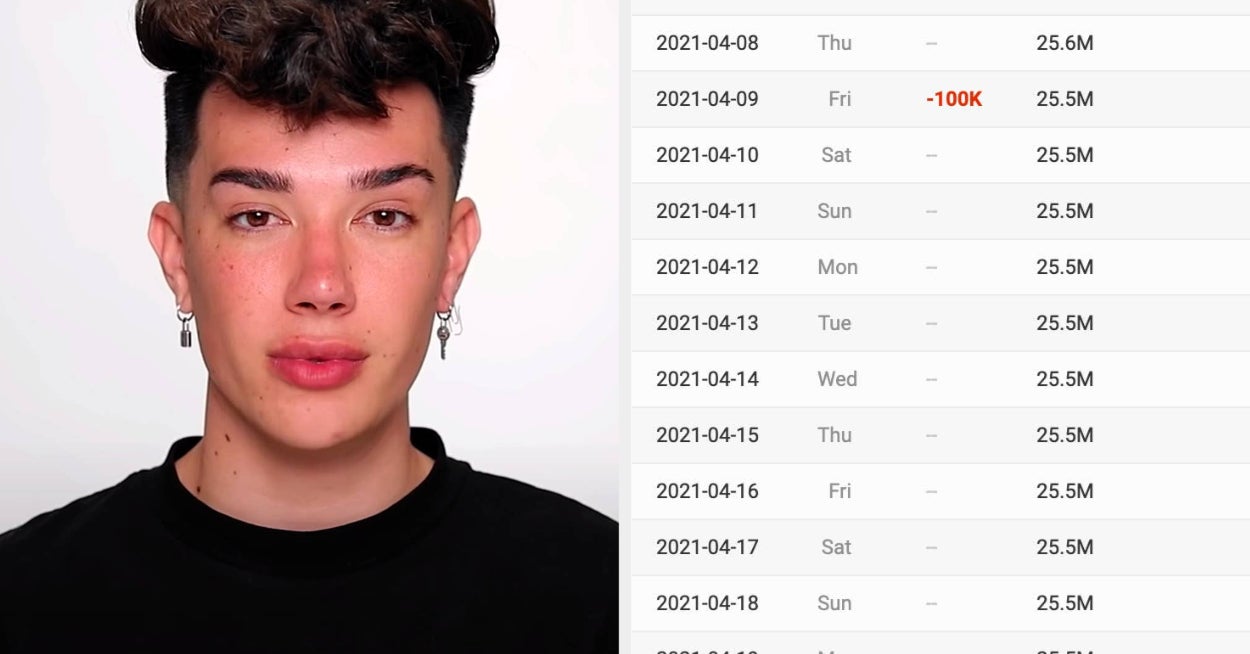 James Charles disassembled by YouTube