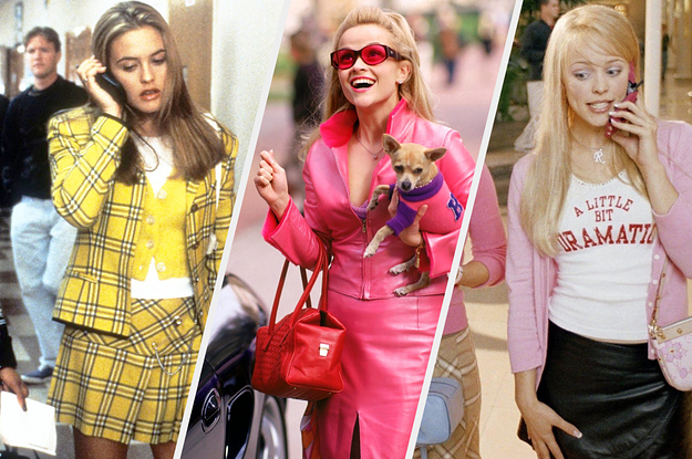 Cher Horowitz, Elle Woods, and Regina George being iconic Rom-Com characters