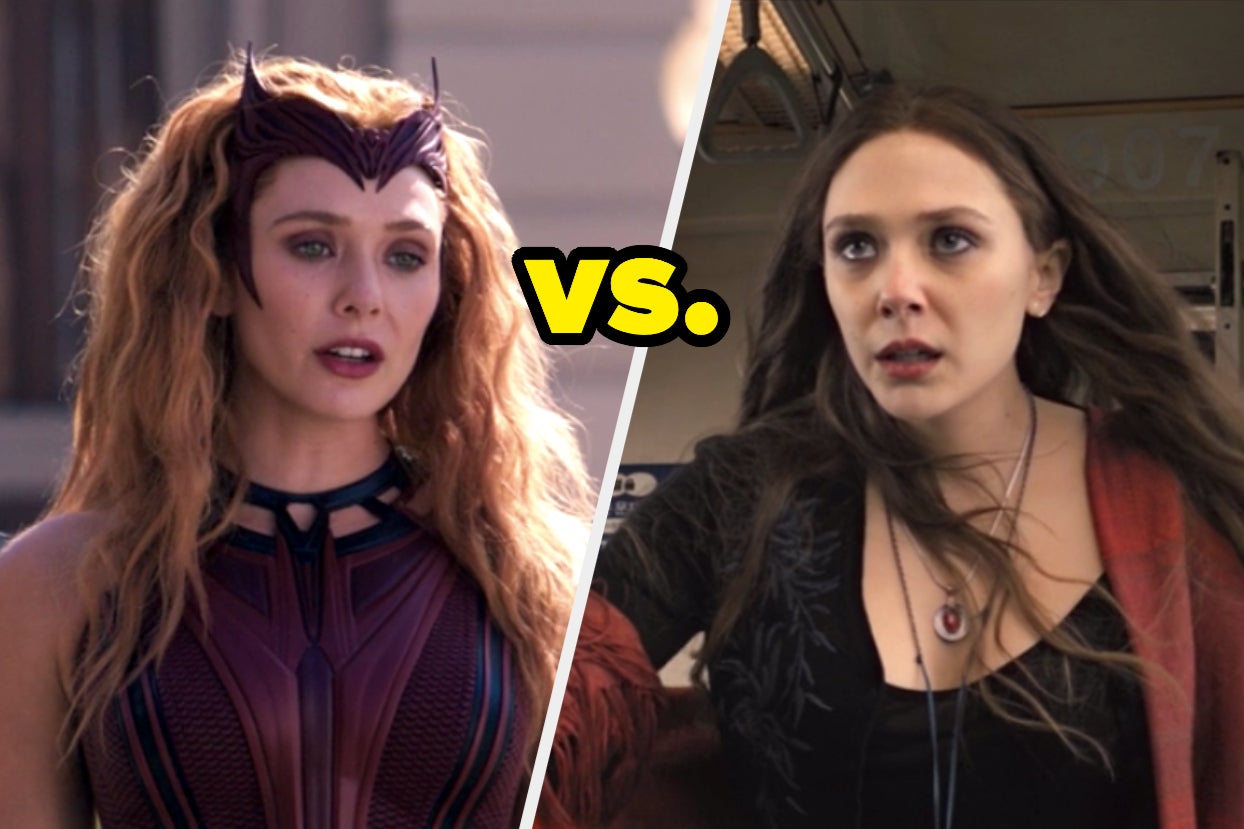 Wanda in WandaVision versus Wanda in Age of Ultron